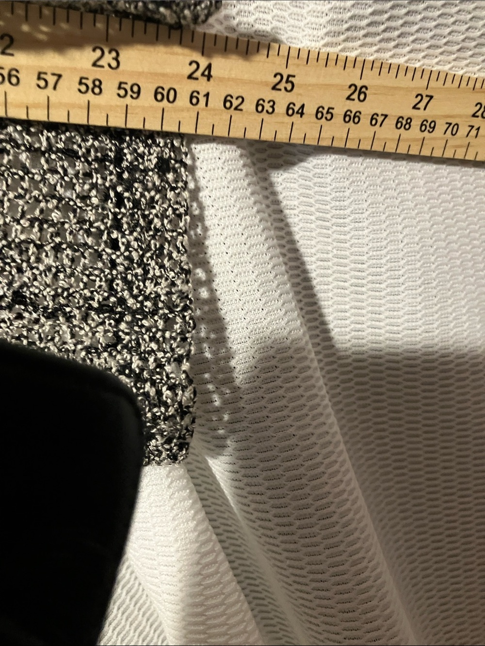 INC International Concepts Black & White Marled Knit Top - Picture 7 of 10